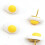 20Pieces Cheese Eggs Push Pin for Office Bulletin Board Fabric 4