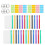 25pcs Clear PVC Zippered Folders for Knitting Needle 1