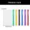25pcs Clear PVC Zippered Folders for Knitting Needle 3