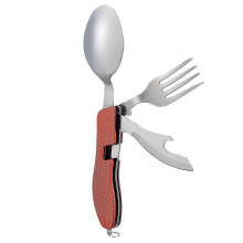 4-in-1 Camping Utensils Cutlery Set (fork/spoon/knife/bottle Opener)