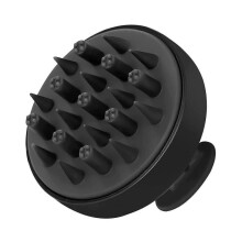 Hair Scalp Massager Brush Hair Shampoo Brush Head Massager Washing Hair Care Tool for all people for All Hair Types (Black)