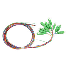 1.5 Meter Fiber Optic Pigtail 12 Strands SC APC 12