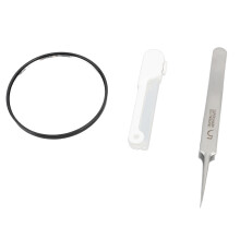Pinzette in acciaio inossidabile per punti neri con specchio LED 5x