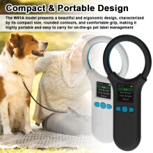 Handheld Animal-Chip-Scanner 1,44" LCD-Display, 500 Datensätze Speicher, Unterstützung für EMID FDX-B