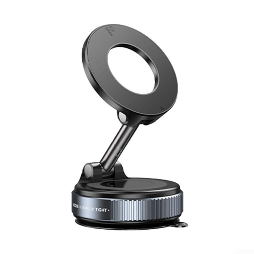 Magnetic Car Phone Mount Adjustable Foldable Design Compatible With Most Smartphones Durable Lightweight Black 6038364288387