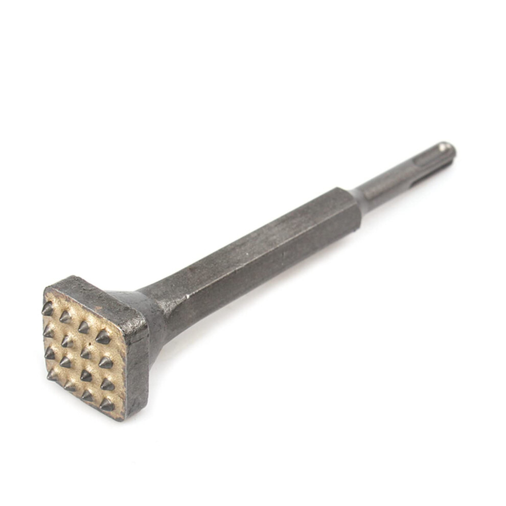 Tile Drill Bit Set Sds Plus 16 Teeth Alloy Point Groove Flat Round For Stone Slab Wall Cement Pavement Chisel 9016109765482