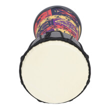 Ethnic 4" DIY Hand Drum with Durable PVC & Artificial Sheepskin