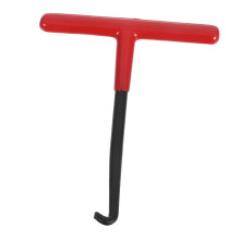 Motorcycle Exhaust Spring Puller Tool with T Handle for DIY Repair, Compatible with Motorbike and Bicycle Exhaust Systems, Durable Design