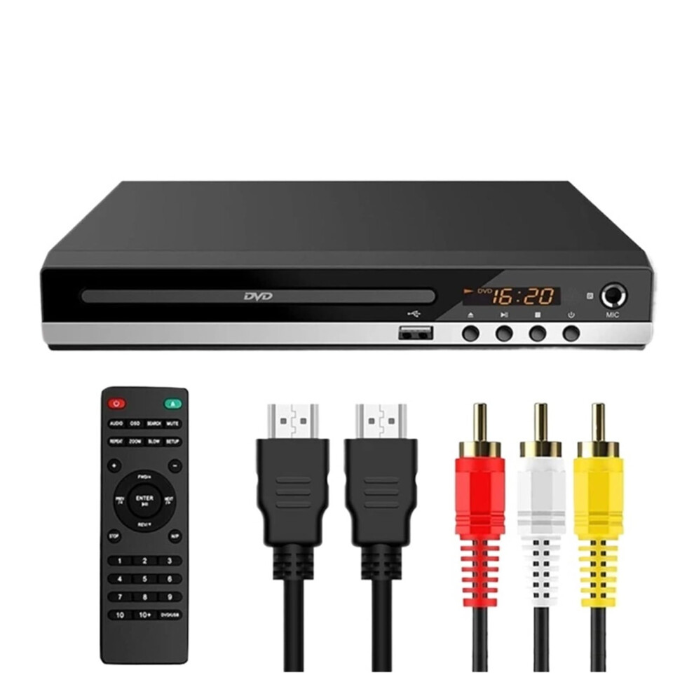 High-Definition 1080P Home DVD Player for TV, All Region Free, Compact AV Output, Built-in MIC-Port, Easy to Use-image-OPC-PKDXCJY-NEW