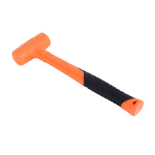 0.5LB Non-Elastic Rubber Mallet Hammer for Installation, Durable and Rebound-Resistant