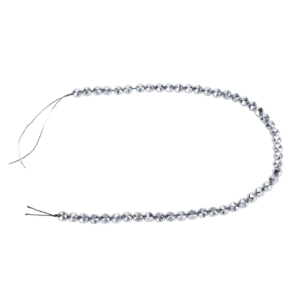 Terahertz Stone Chain Relaxation Beads for Meditation & Health 40cm