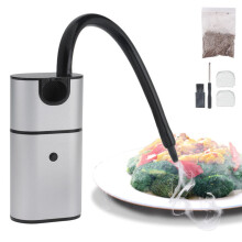 Mini Cocktail Smoker Portable Smoking Gun with Wood Chips Handheld Smoke Infuser for Indoor BBQ, Meat, Cheese, and Drinks