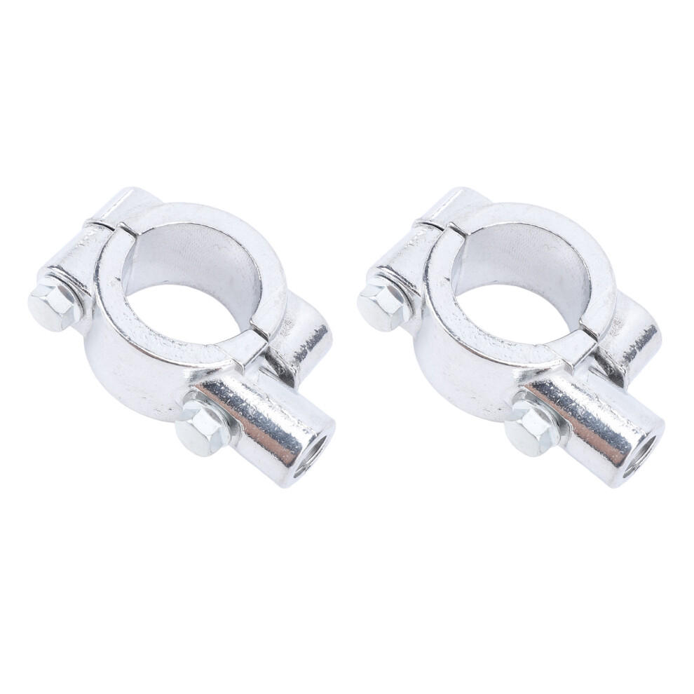 Stylish M10 25Mm Handlebar Clamp For Motorbikes Quad & Project Bikes Silver 9461348782804