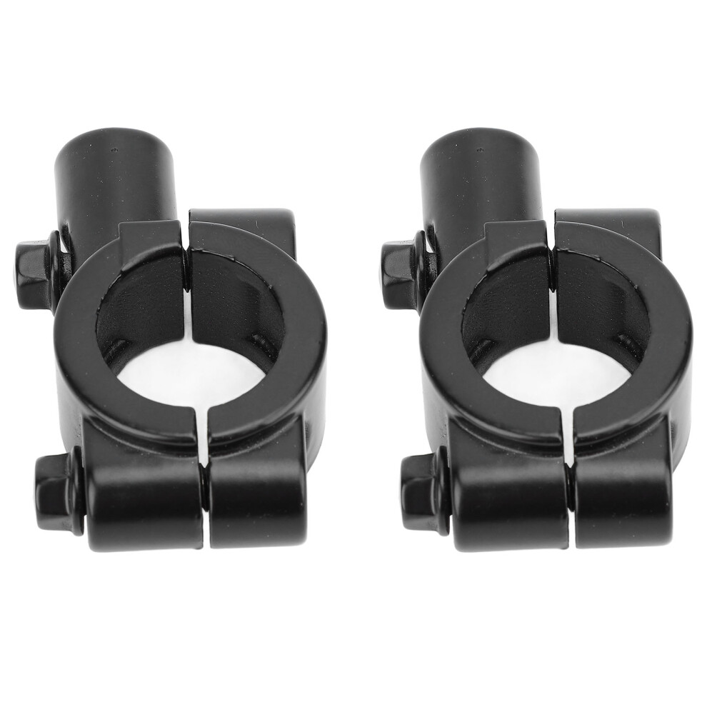 Atv Scooter Mirror Clamp 22Mm M10 Holder For Motorcycles Bike Pair Black 9471348782834