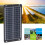 Waterproof 30W Solar Panel Kit Dual USB & OBD Regulator 12V/24V Use 4