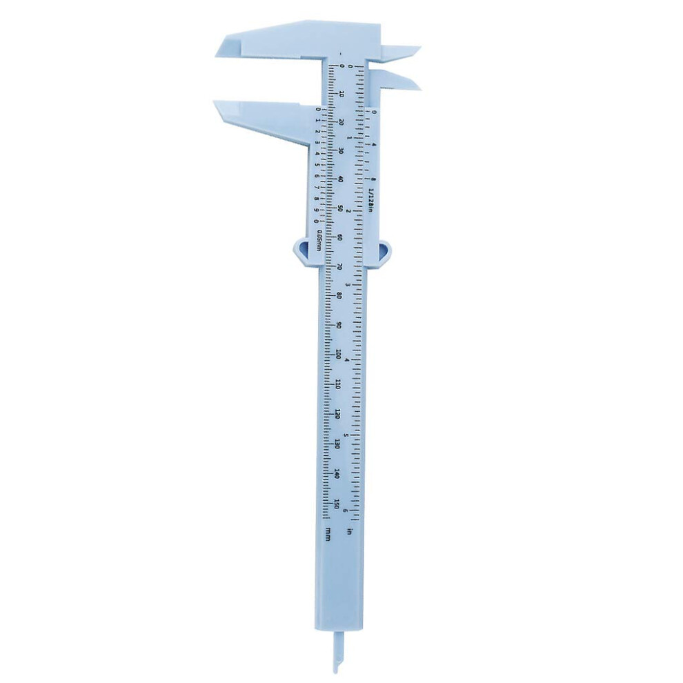 150Mm Sliding Vernier Caliper Mini Ruler Gauge For Accurate Measuring In Woodworking And Metalworking, Blue Color 9084446840360