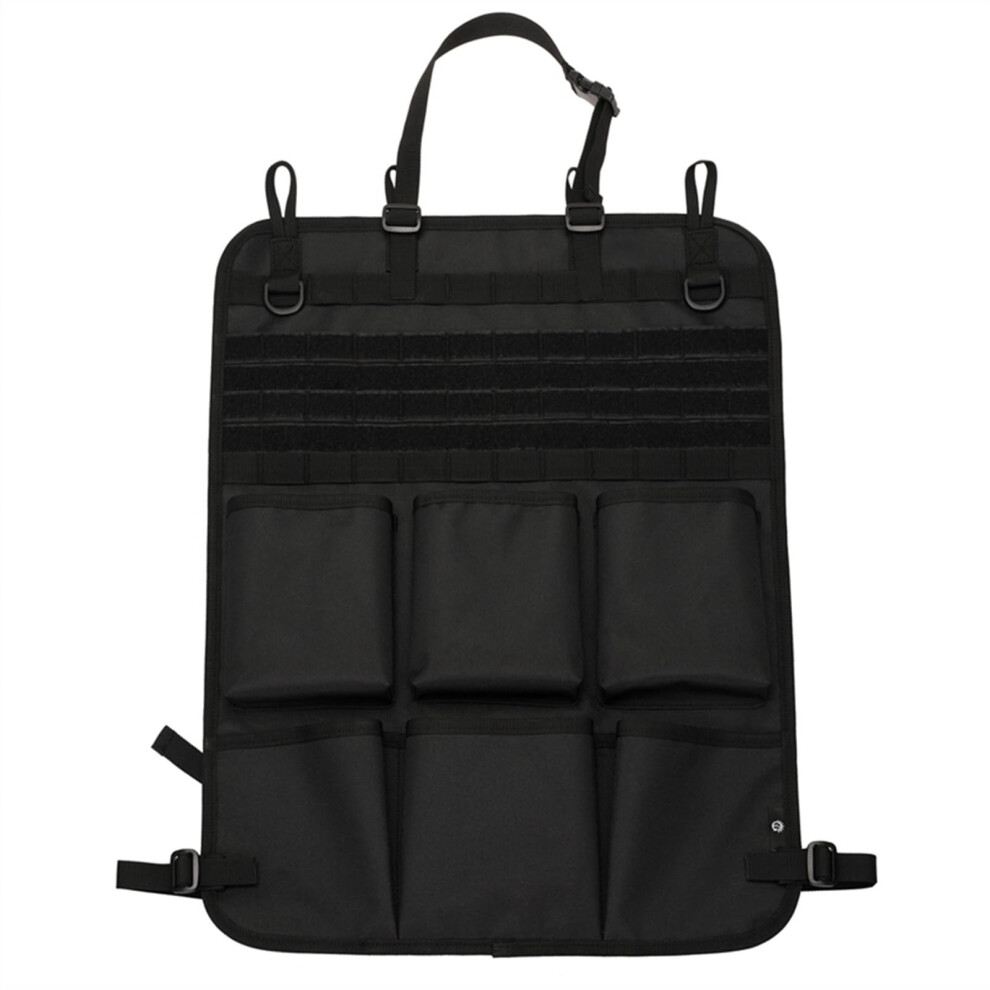 Car Organizer Seat Back Storage Bag - Multifunctional Camo Hanging Pocket, Interior Accessory For Car Stowing And Tidying Black 9084446840421