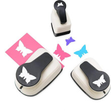 Butterfly Hole Punch, Butterfly Paper Punch, Hole Puncher 1 inch, 5/8 inch, 3/8 inch Paper Punches