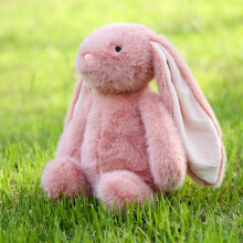 (Pink, 40cm) Soft Adorable Bunny Plush Toy Cotton Filling Children Baby Festival Doll Gift