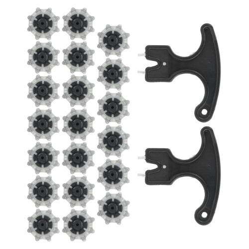 20PCS Golf Spikes Replacement with Nail Puller TPU 1
