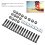 Longboard Hardware Kit with 16 Screws, 16 Nuts, 8 Washers, 25mm 3