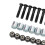 Longboard Hardware Kit with 16 Screws, 16 Nuts, 8 Washers, 25mm 6