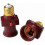 Set of 2 E27 Screw Thief Sockets with Switch 6A250V 1