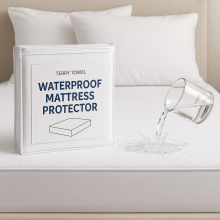 (King: 150X200cm) Waterproof Mattress Protector Extra Deep 30CM Mattress Topper Fitted Bed Covers