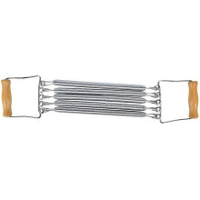 Chest Expander, 5 Spring Chest Expander Pull Exerciser Fitness Muscle Strength Exerciser Removable Sports Arm Chest Expander for Man