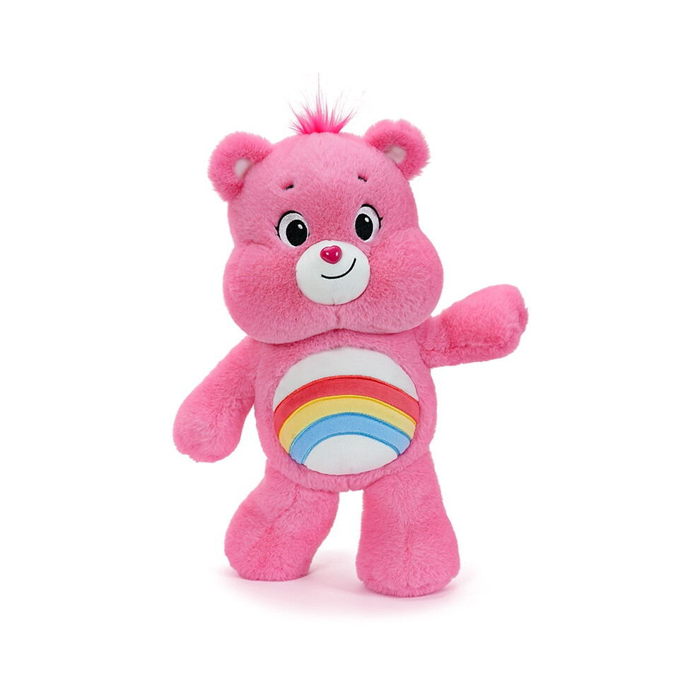 (, 33Cm/12.99In) Bears Cartoon Care Plush Doll Rainbow Stuffed Animal Toy Home Kids Gifts Decor Pink