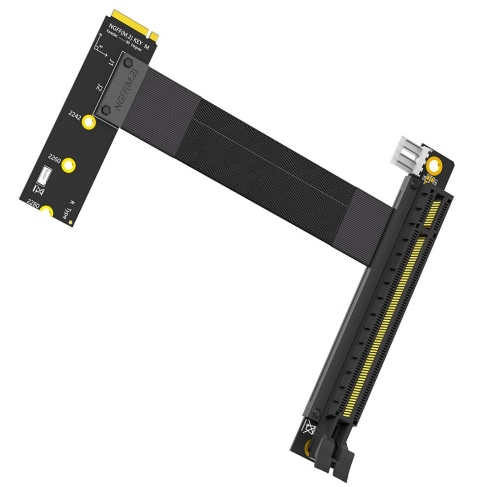 Extension Cable M.2 Ngff Nvme Key M To Pcie X16 Graphics Card 7627000044389