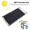 Panneau solaire monocristallin de 10 W, compact 4