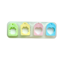 Set of 4 Elegant Pendant Silicone Molds for Epoxy Resin Hanging