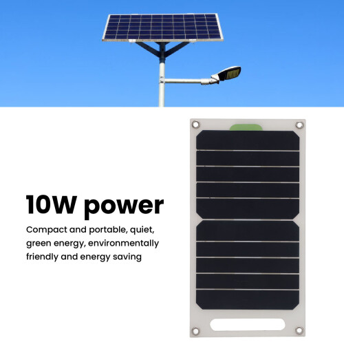 Panneau solaire monocristallin de 10 W, compact 2