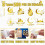 500 Pcs Round Sticker Self-Adhesive Seal Labels Eid Mubarak 7