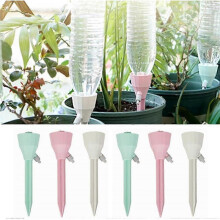 6Pcs Drip Irrigation Kit, Automatic Watering System with Adjustable Valve for Indoor and Outdoor Plants