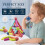 64Pcs Magnetic Tiles Building Blocks for Educational Construction Toys 7