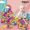 64Pcs Magnetic Tiles Building Blocks for Educational Construction Toys 3