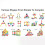 64Pcs Magnetic Tiles Building Blocks for Educational Construction Toys 11