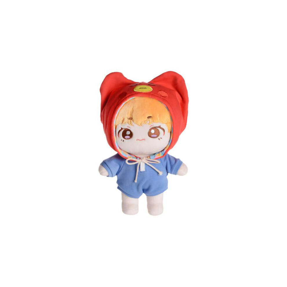 (V) Kpop 22cm Bts Bt21 Idol Plush Jungkook Jimin Suga Rm Jin Jhope Clothes V Doll