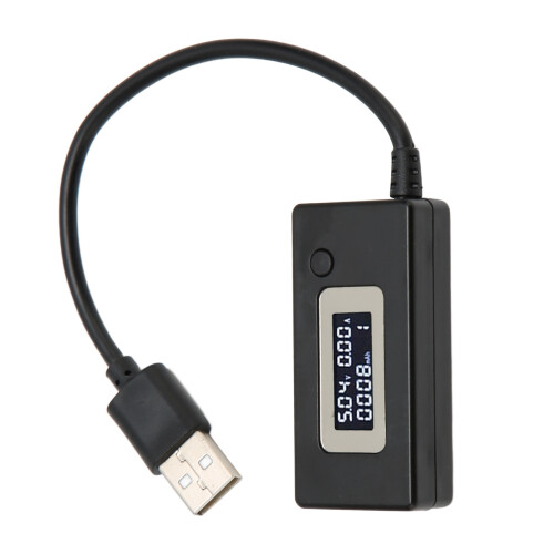 USB Voltage Current Tester LCD Display 50mA‑3500mA 1