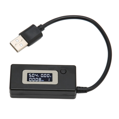USB Voltage Current Tester LCD Display 50mA‑3500mA 2