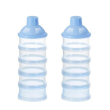 Baby Milk Powder Formula Dispenser, Non-spill Smart Stackable Baby Feeding Travel Storage Container