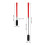 Adjustable Golf Swing Training Stick for Indoor Practice, Red 2