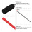 Adjustable Golf Swing Training Stick for Indoor Practice, Red 4