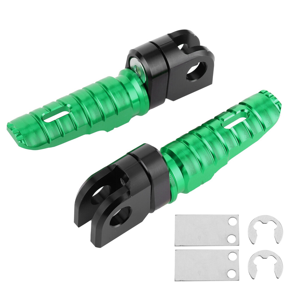 Pair Of Front Foot Pegs Aluminum Alloy Pedals Fit 8320539063898