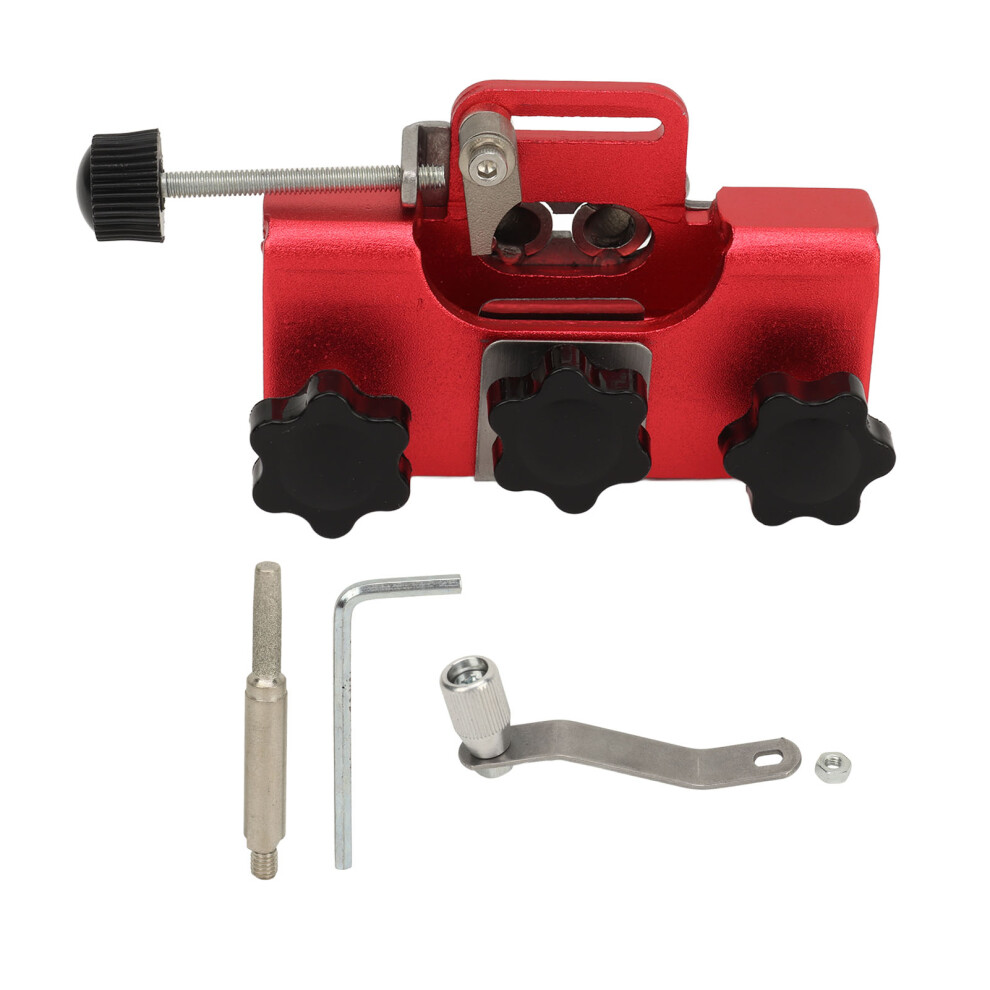 Red Chainsaw Sharpener Hand Crank Chainsaw 8320539063881