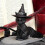 Witches Hat Occult Cat Figurine, Black,10.5*6.2*4.5cm 9