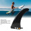 PVC Surfboard Fin 9 Inch Replacement Clip Tail for Longboard Paddle Board 3