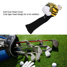 Tierkopf Golfschlägerschutz Tiger Plüsch